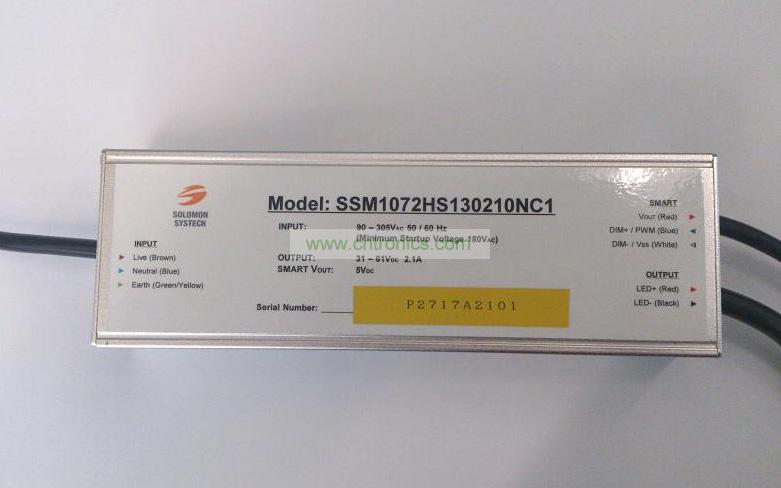 SSM1072HS - 新系列的智能高功率因數LED電源產(chǎn)品