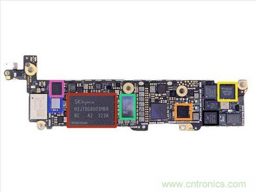 土豪金iPhone 5S拆解：內部結構升級，維修難度增加