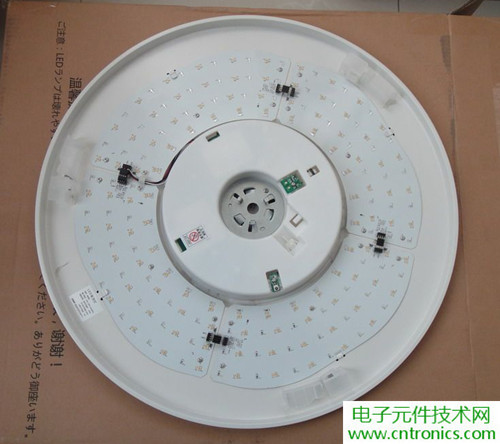 高端大氣上檔次！智能遙控調光LED吸頂燈拆解