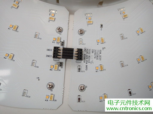 高端大氣上檔次！智能遙控調光LED吸頂燈拆解