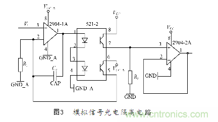 線(xiàn)性光電隔離電子電路的設計