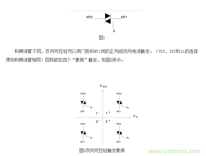 技術(shù)解析:雙向可控硅的導通階段設計