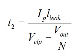 帶有漏電感的反激式轉換器硬件說(shuō)明