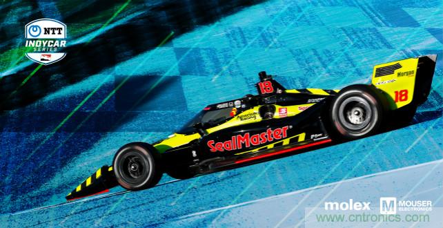 貿澤與Molex共同贊助Dale Coyne Racing with Vasser Sullivan車(chē)隊的整個(gè)2021 IndyCar賽季
