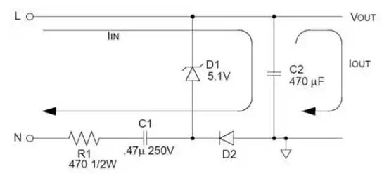 小功率無(wú)變壓器電源設計