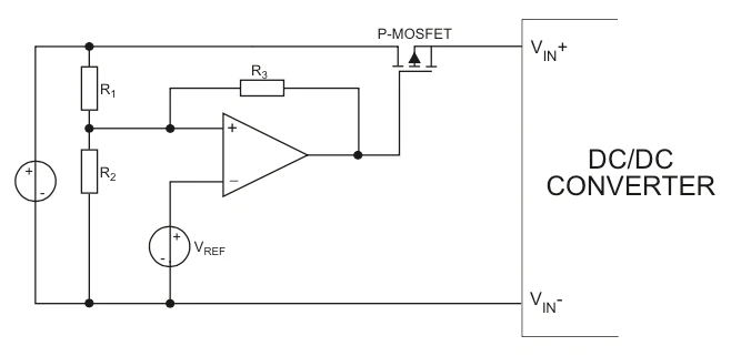 啟動(dòng)期間轉換器上的負載減少浪涌電流